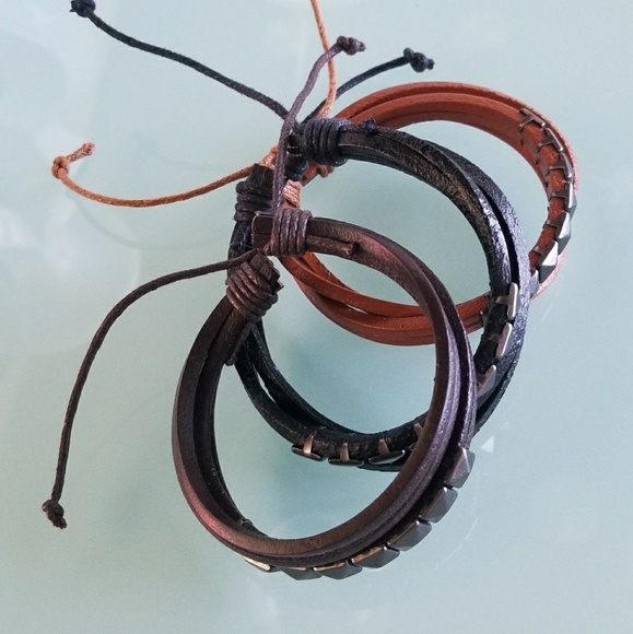 BOHO VIBES FAUX LEATHER BRACELET - Picture 3 of 4